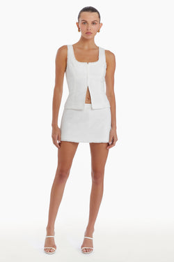 Amanda Uprichard - Antonia Top - White