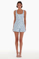 Amanda Uprichard - Empire Top - Flores Brocade