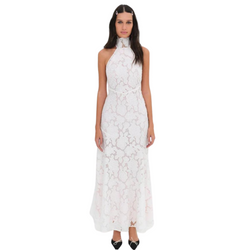 For Love & Lemons - Astoria Lace Maxi Dress - White