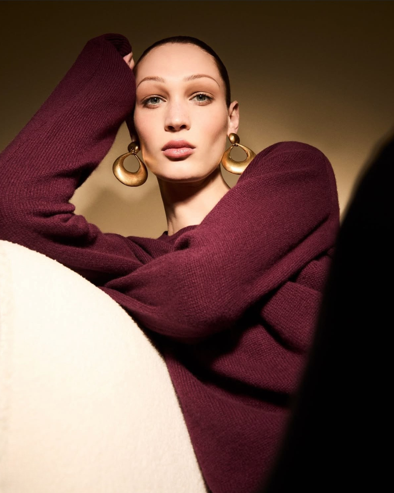 Eterne - Shrunken Raglan Sweatshirt - Oxblood