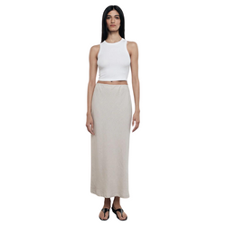 Enza Costa - Linen Bias Skirt - Undyed