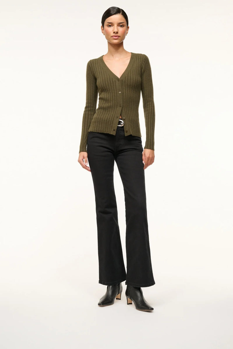 Staud - Wally Anklet Boot - Black Suede