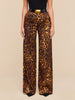 L'agence - Livvy Trouser - Tan Multi Javan Leopard