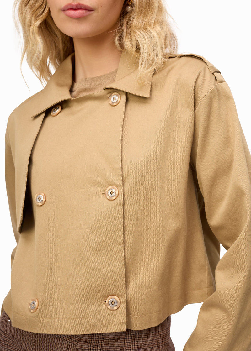 Cami NYC - Evans Cropped Trench - Miso