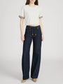 Frame - The Off Duty Drawstring Bow - Rinse