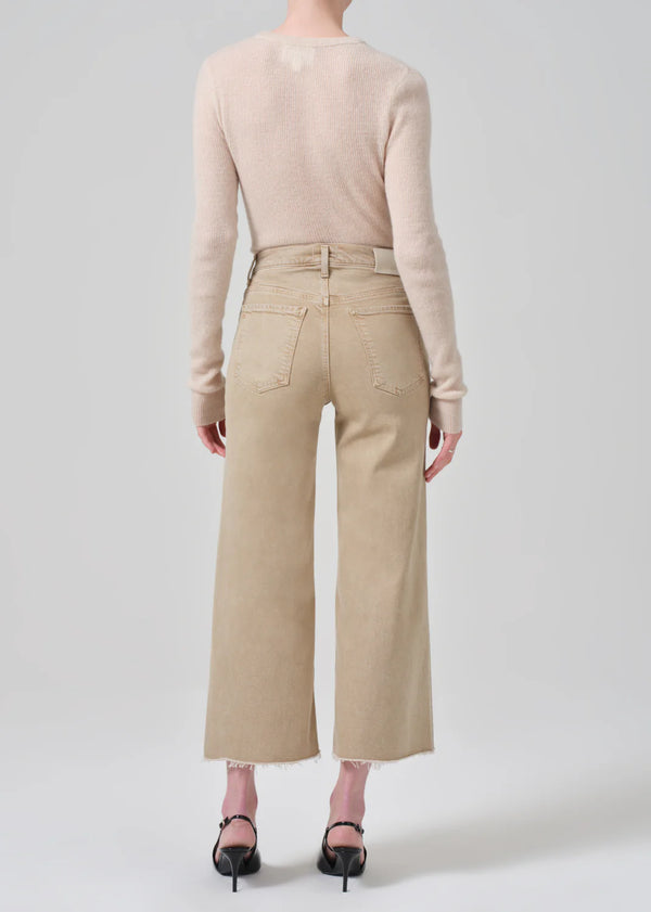 Citizens of Humanity - Lyra Wide Leg Crop - Porcini