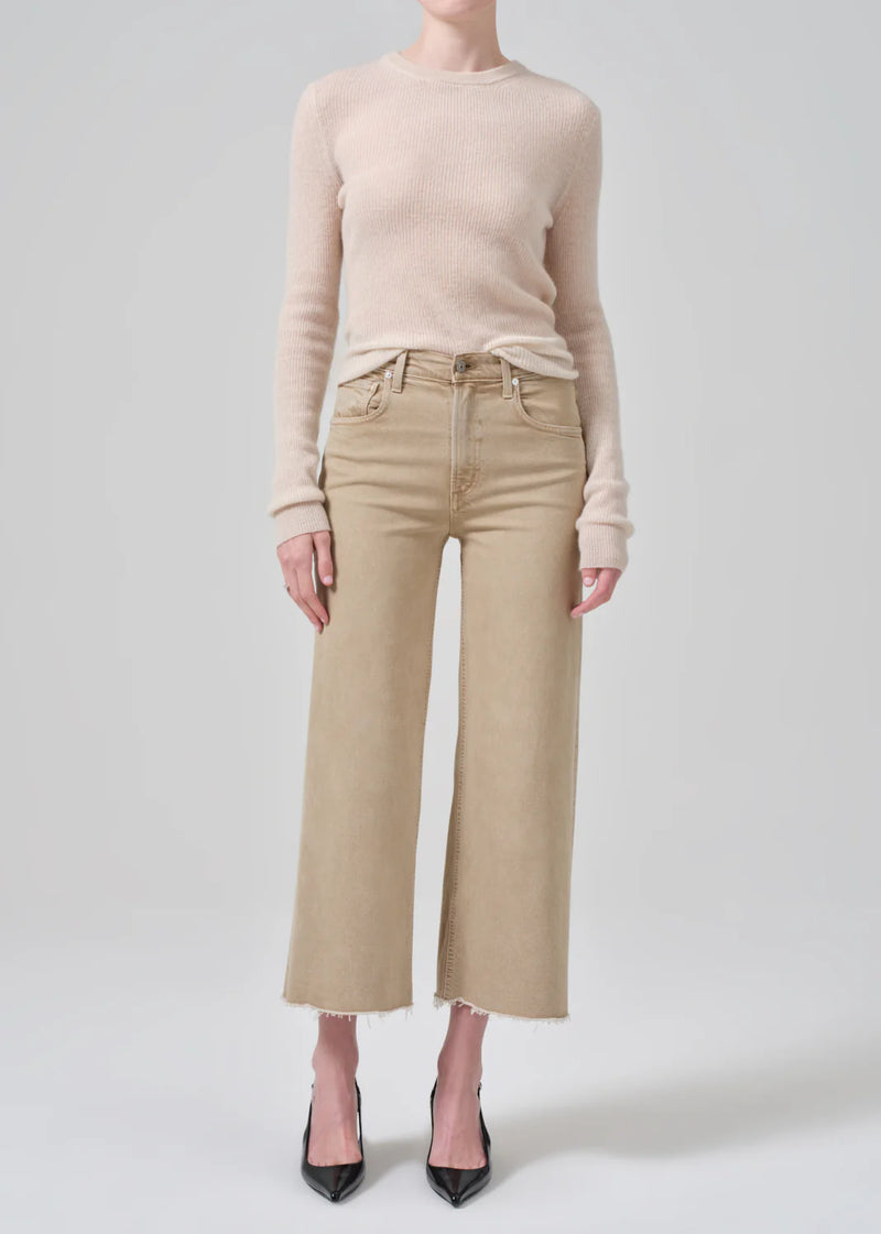 Citizens of Humanity - Lyra Wide Leg Crop - Porcini