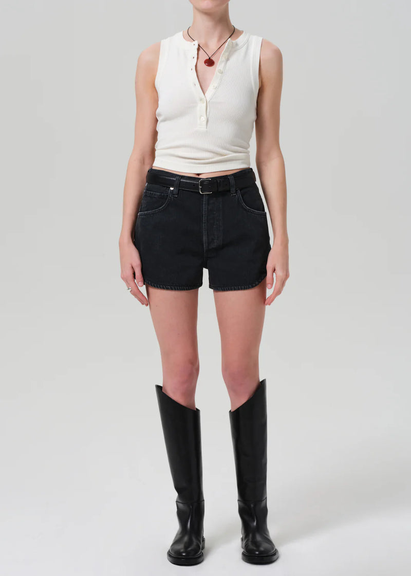 Citizens of Humanity - Abita Short - Washed Black