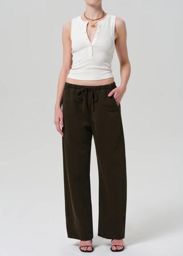 Citizens of Humanity - Aurora Pull On Pant - Dark Olive