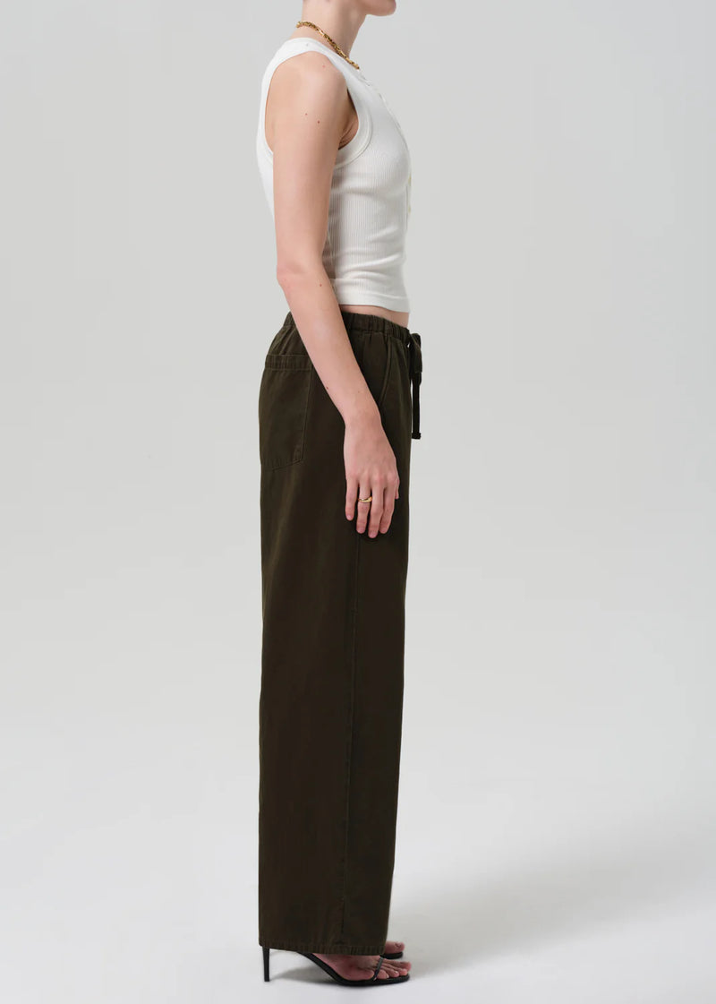 Citizens of Humanity - Aurora Pull On Pant - Dark Olive