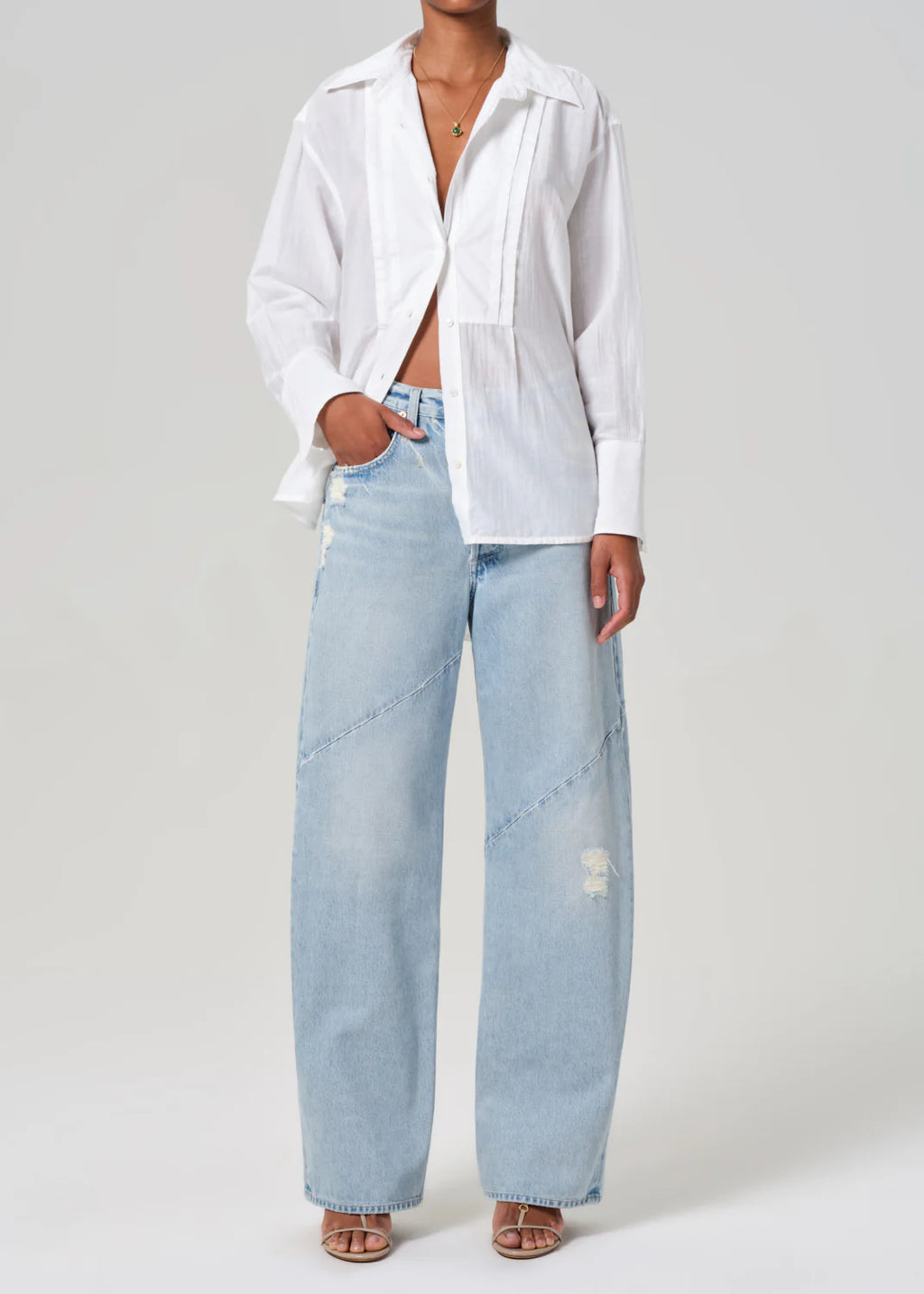 CITIZENS OF HUMANITY/ayla baggy 2026春夏 Citizens of Humanity - Ayla Swirl Baggy Cuffed - Hallstatt