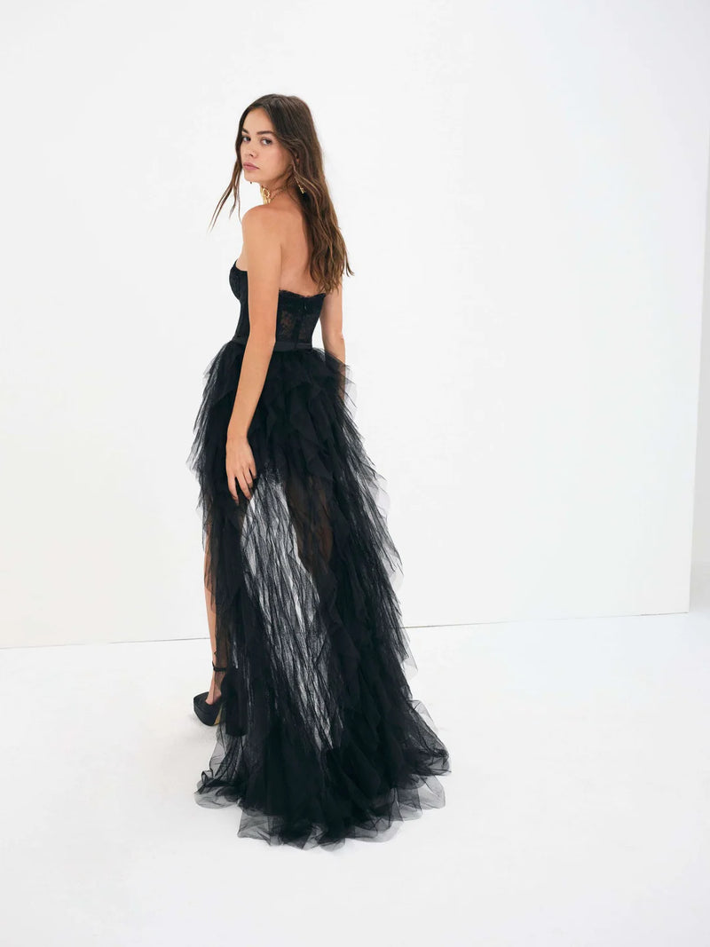 For Love & Lemons - Bustier Gown - Black