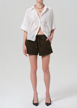 Citizens of Humanity - Este Drawstring Short - Dark Olive