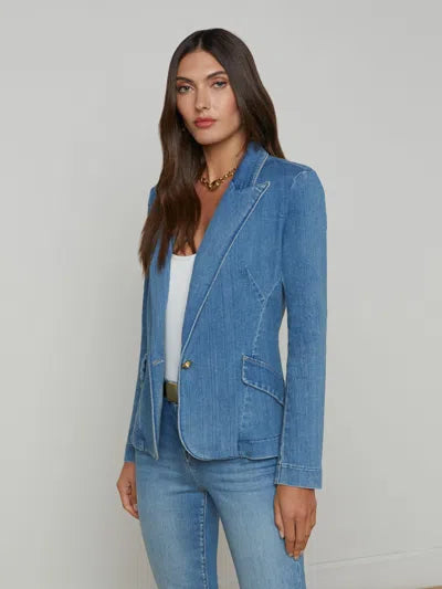 L’agence - Baldwin Denim Blazer - Provo