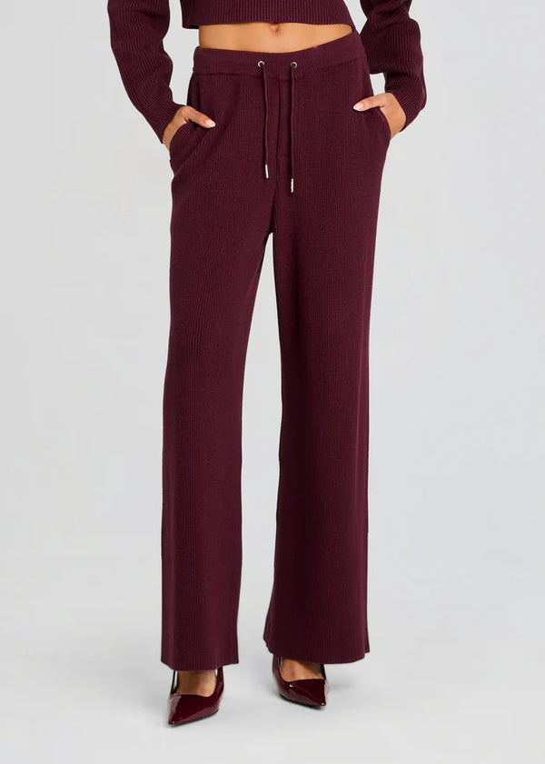 SER.O.YA - Camila Sweatpant - Merlot