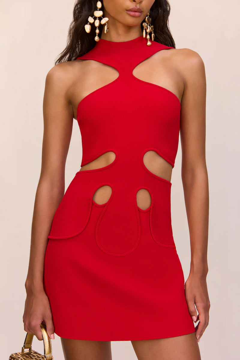 Cult Gaia - Lillie Knit Dress - Red