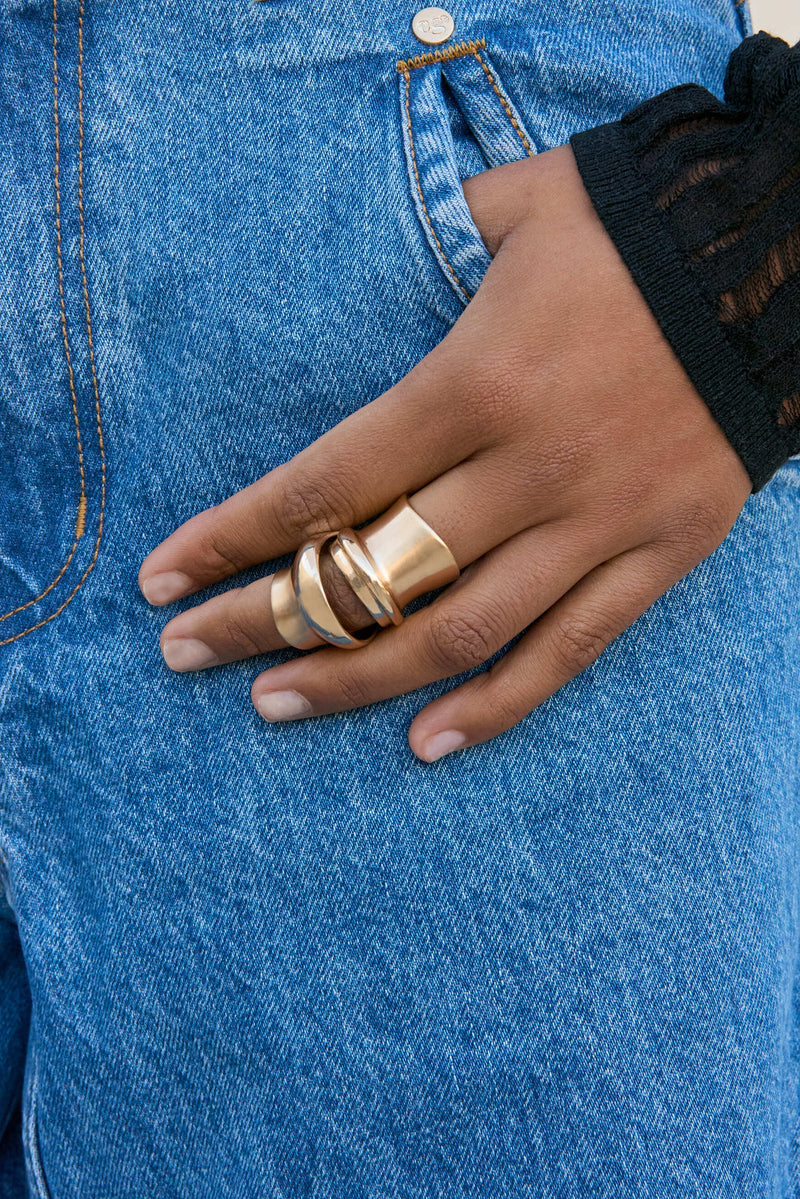 Cult Gaia - Bambu Ring - Brass