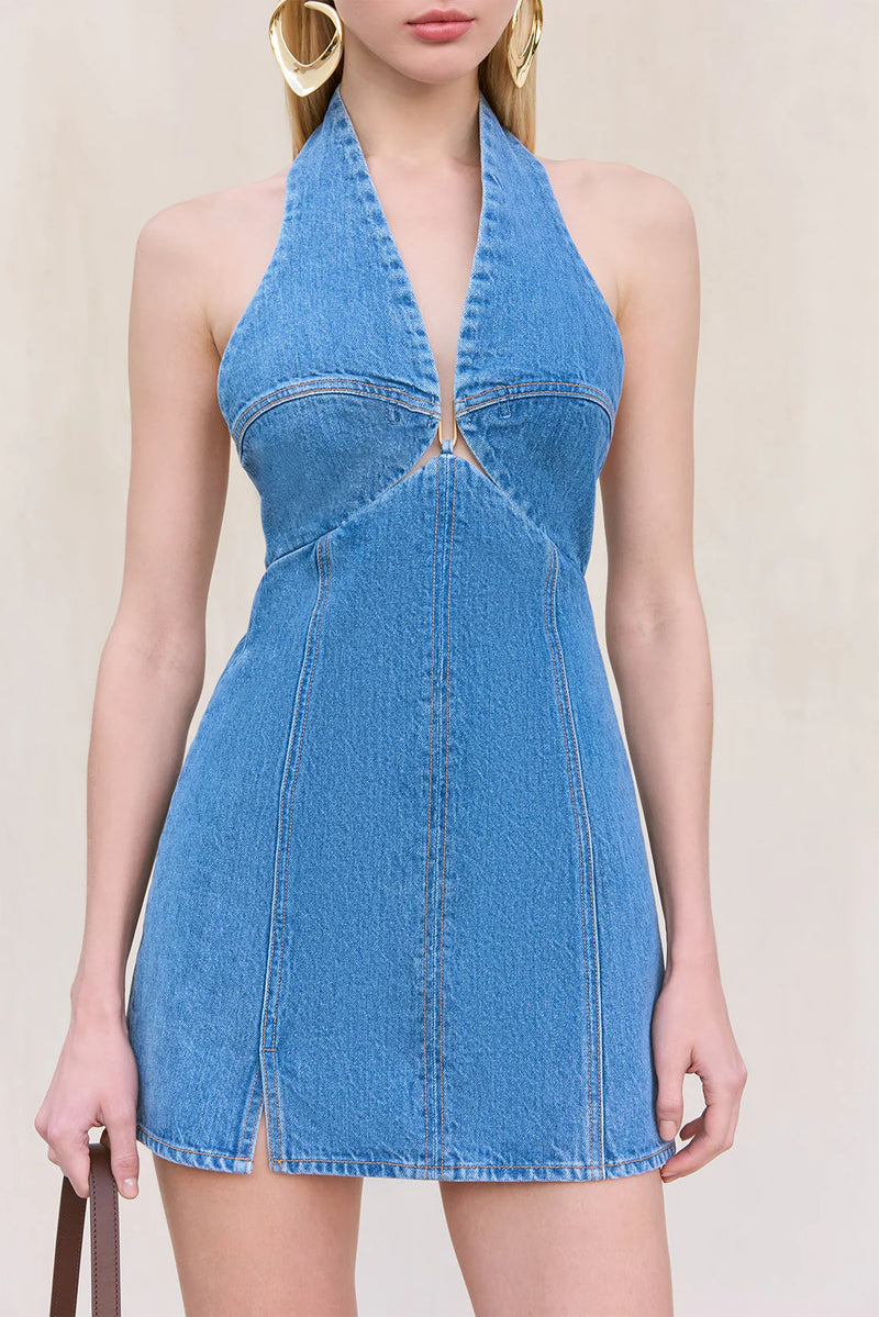 Cult Gaia - Rumi Dress - Medium Stone Wash