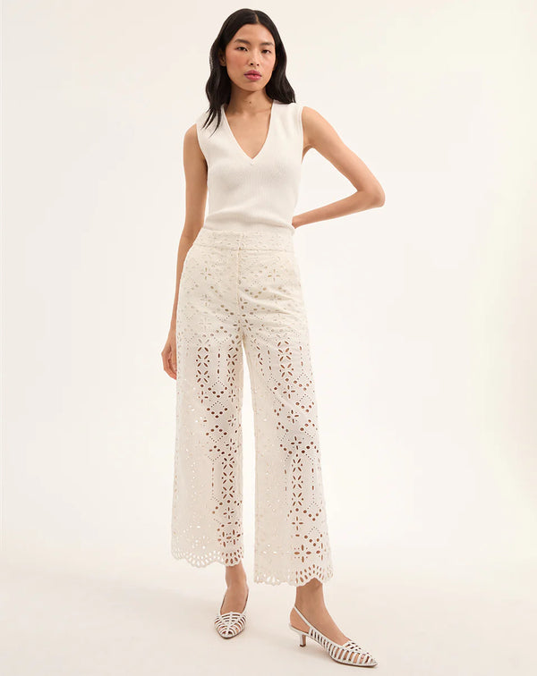 Veronica Beard - Kemper Pant - Off White