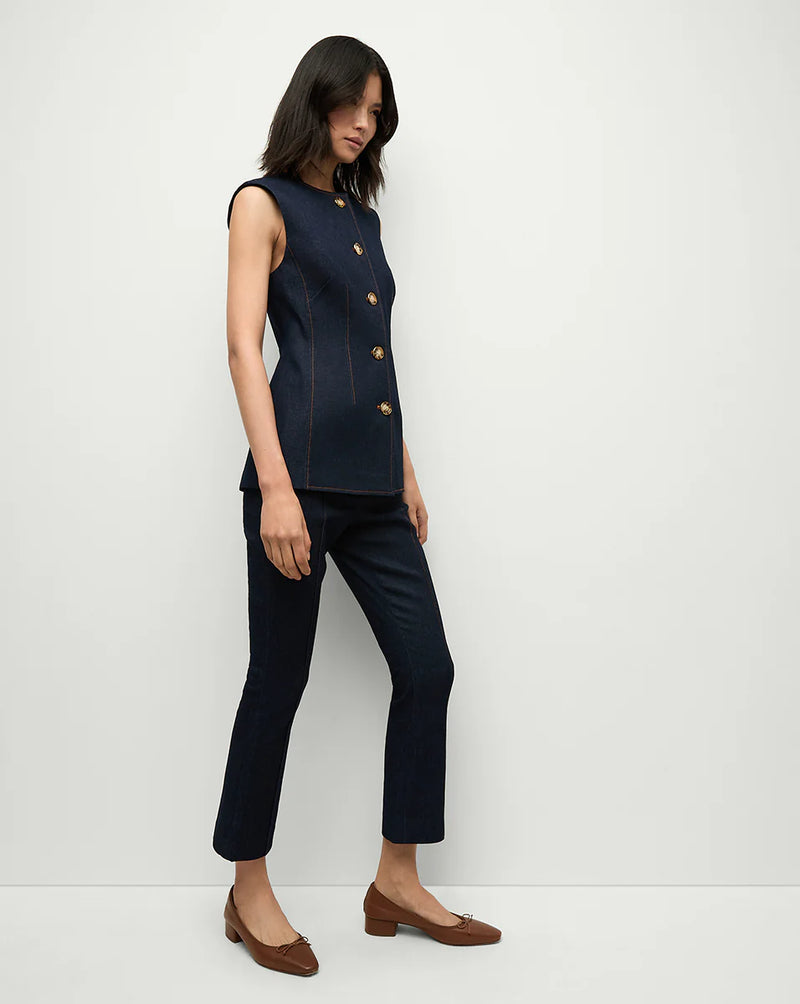 Veronica Beard - Jessup Denim Vest - Dark Oxford