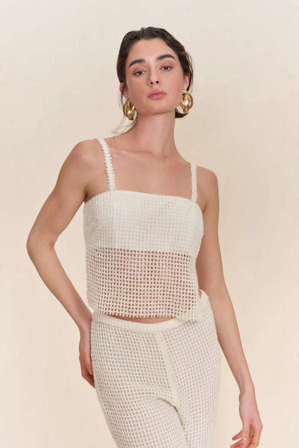 Cult Gaia - Corali top - Off White