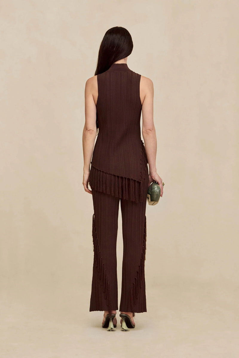 Cult Gaia - Doja Knit Top - Java