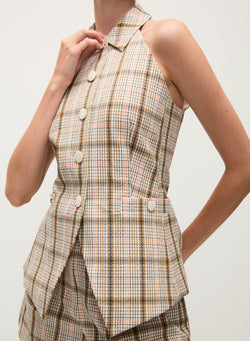 Veronica Beard - Orlinda Vest - Dark Stone Multi