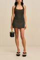 Cult Gaia - Vesper Skirt - Dark Java
