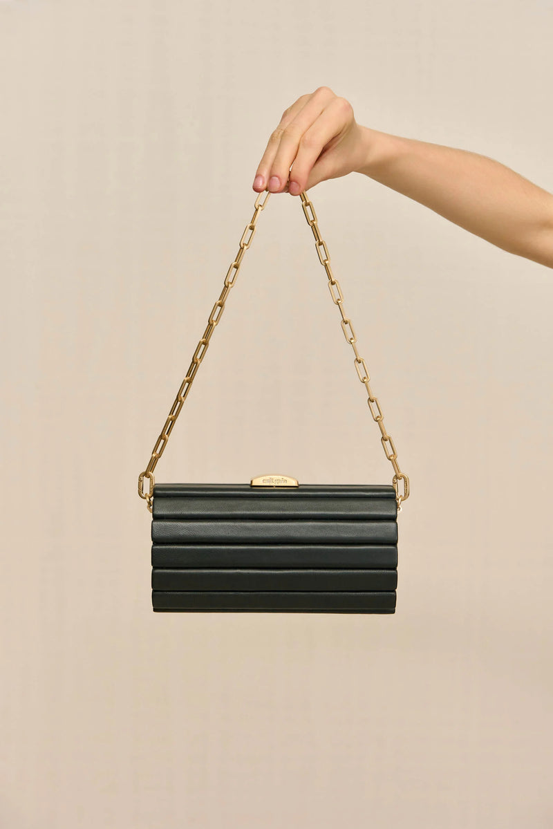 Cult Gaia - Mini Rolie Polie Clutch - Black