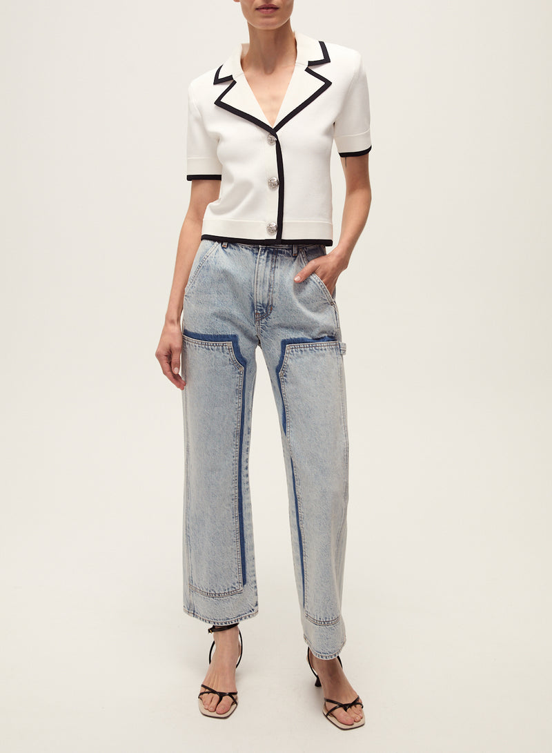 Veronica Beard - Stovall Knit Jacket - Off White