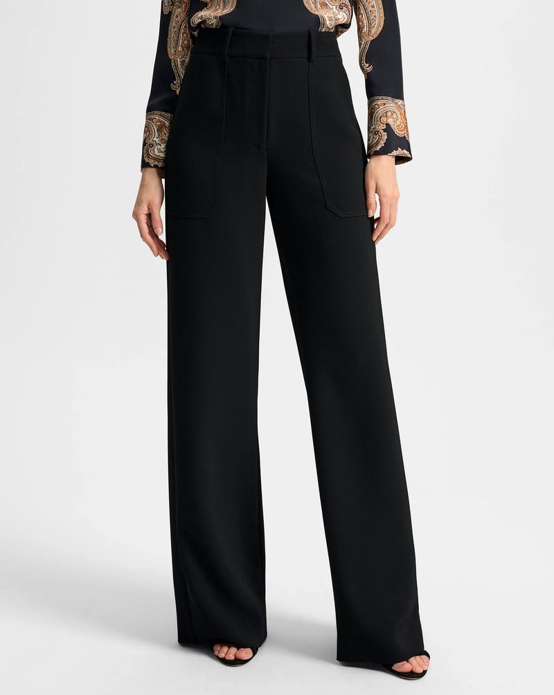 Veronica Beard - Cole Wide-Leg Pant - Black