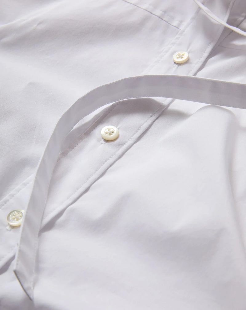 Veronica Beard - Joon Tie-Neck Button-Down Blouse - White