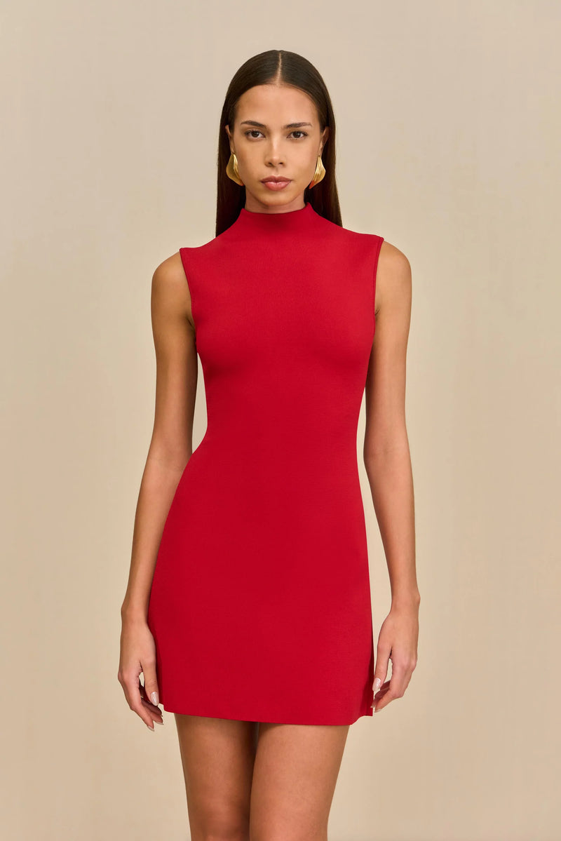 Cult Gaia - Harlow Knit Dress - Merlot