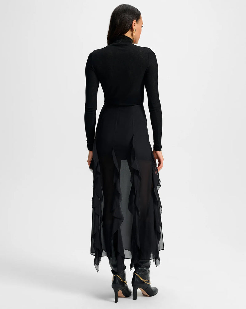 Veronica Beard - Ava Silk Maxi Skirt - Black