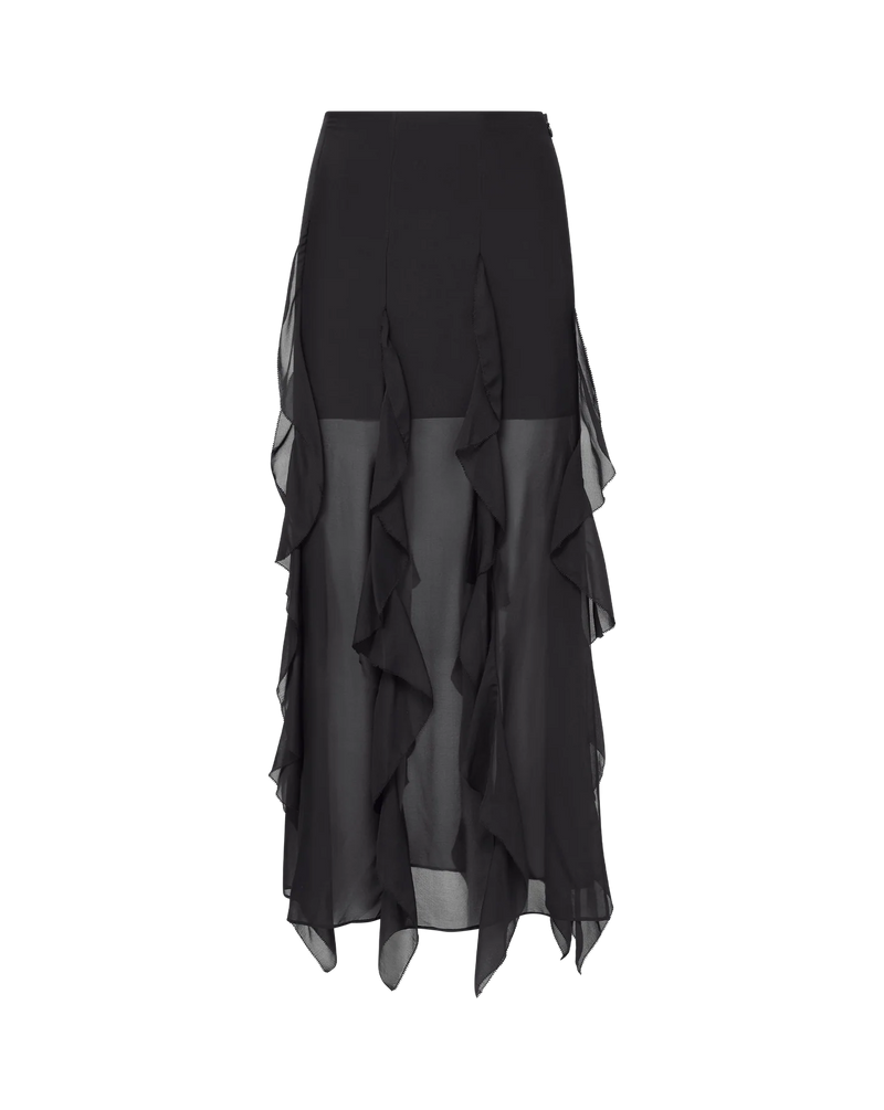 Veronica Beard - Ava Silk Maxi Skirt - Black