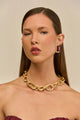 Cult Gaia - Reyes Necklace - Brushed Brass