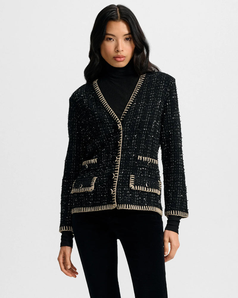Veronica Beard - Ceriani Tweed Jacket - Black