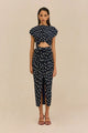 Cult Gaia - Aira Dress - Small Dot Deep Lake