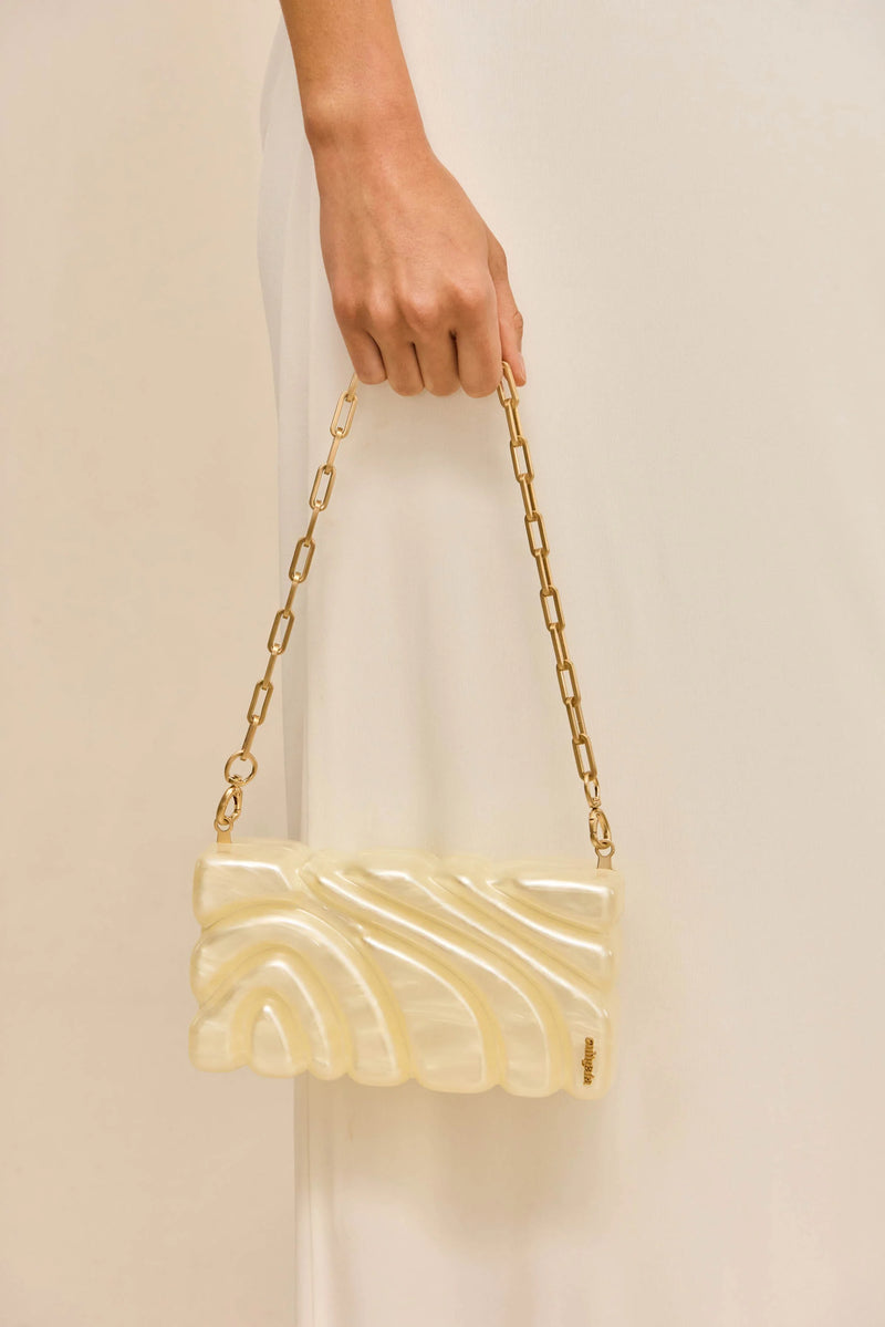 Cult Gaia - Aura Clutch - Ivory
