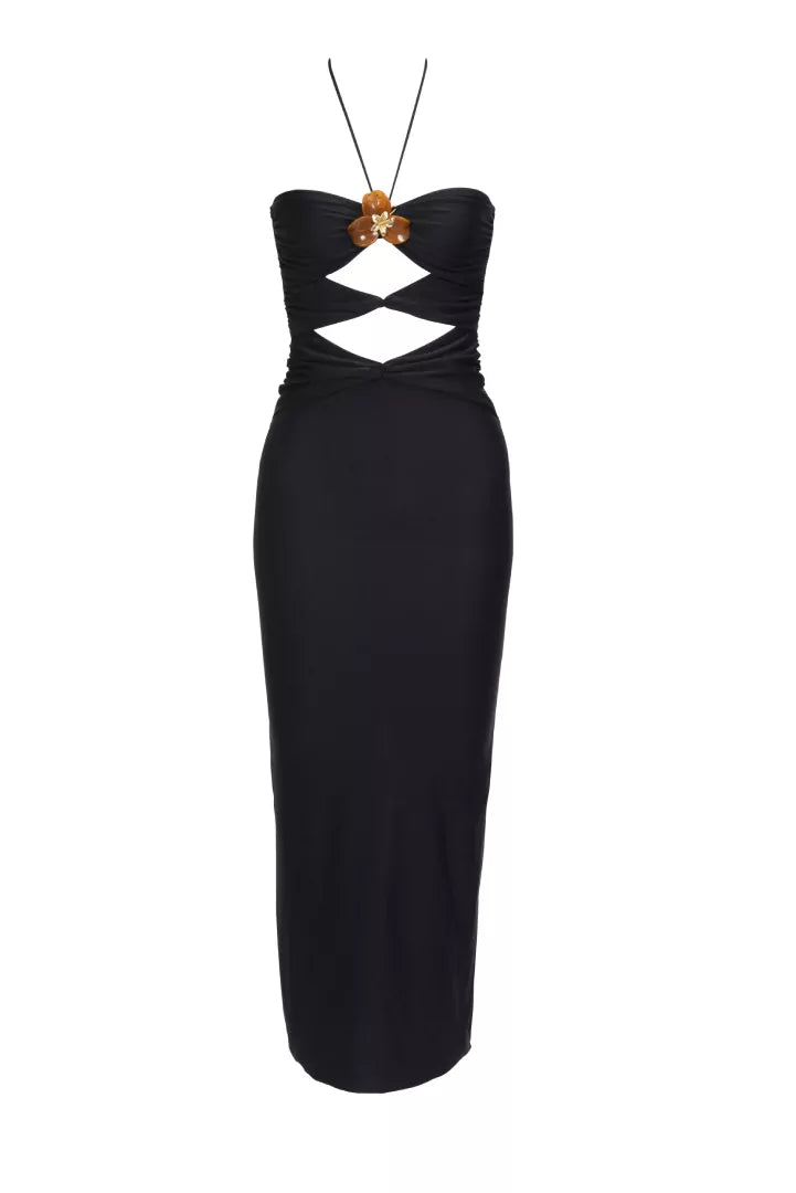 Shani Shemer - Holly Midi Dress - Black