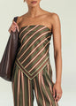 SER.O.YA - Hark Top - Olivewood Stripe