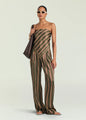 SER.O.YA - Marlowe Pant - Olivewood Stripe