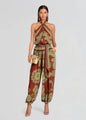 Retrofete - Beatty Jumpsuit - Rust Paisley