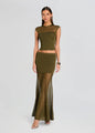 SER.O.YA - Whitney Skirt - Olivewood
