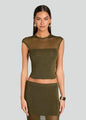 SER.O.YA - Whitney Top - Olivewood