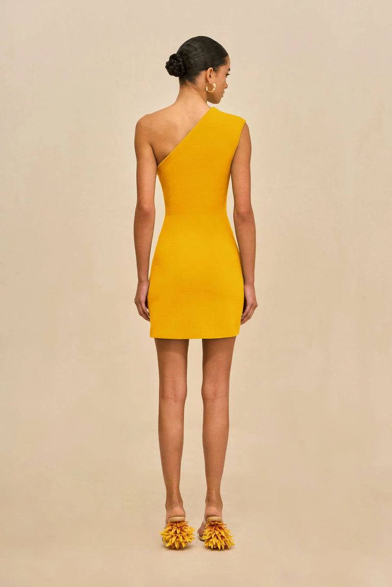 Cult Gaia Labella Dress in Mustard