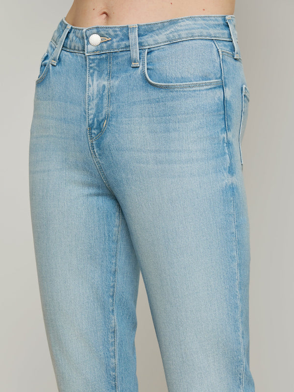 L'agence - Ruth H/R Straight-Leg Jean - Barker