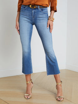 L’agence - Kendra H/R Cropped Flare Jean - Gardena