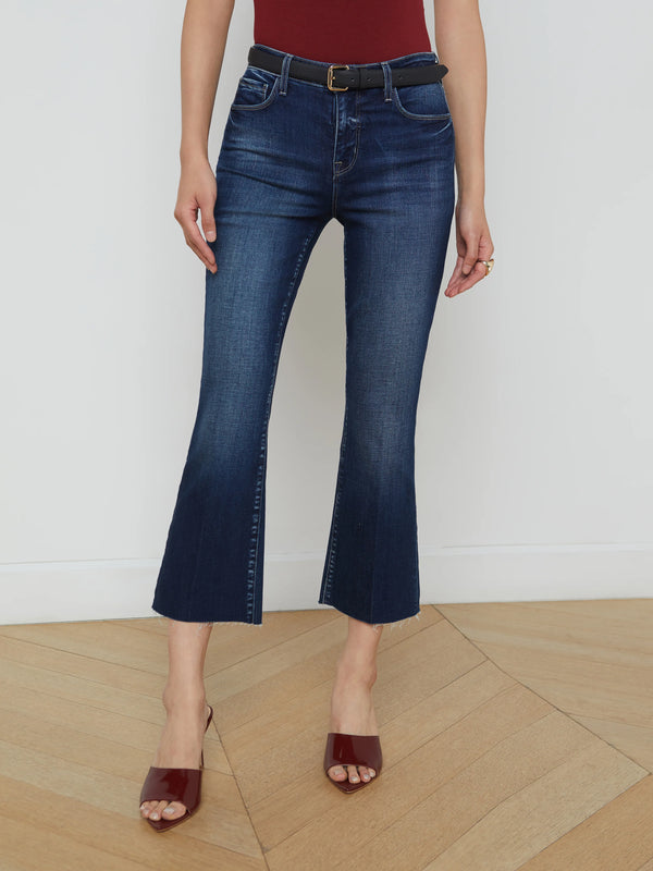 L'agence - Kendra Cropped Flare Jean - Lavelle