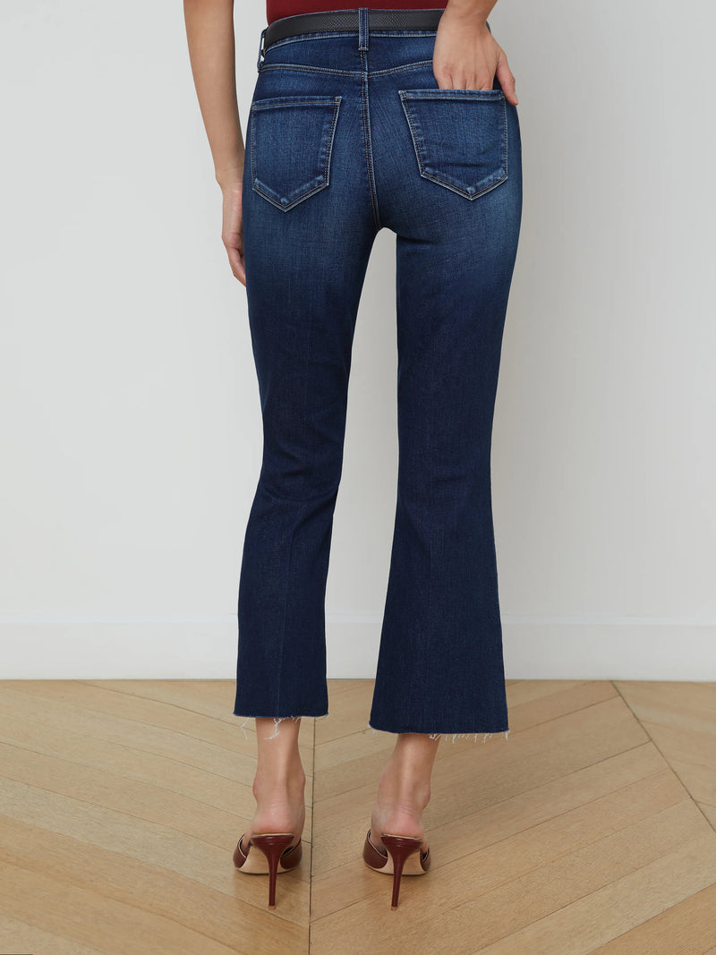 L'agence - Kendra Cropped Flare Jean - Lavelle